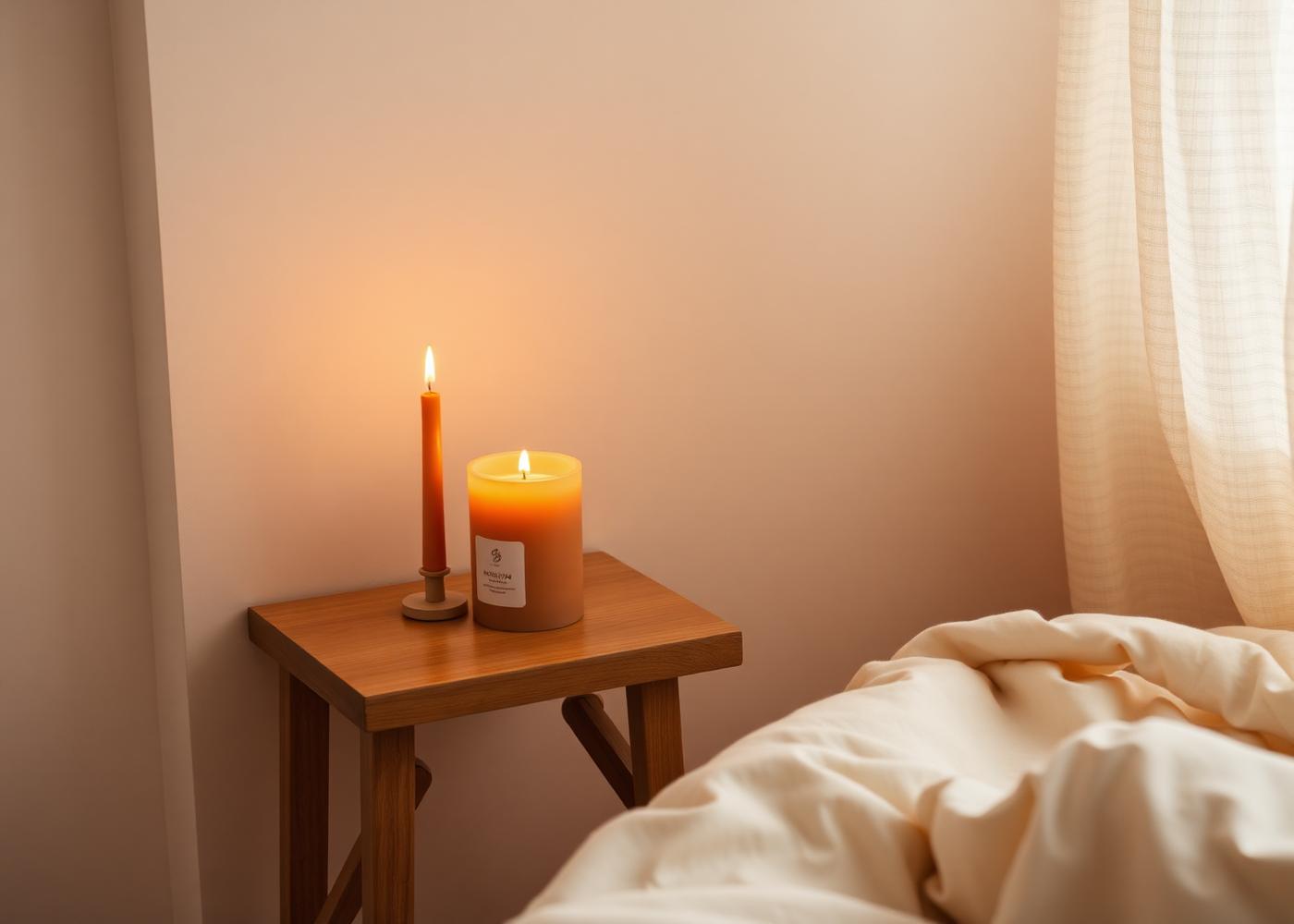 Ambiente acolhedor com velas Âmbar Home